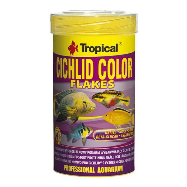 TROPICAL CICHLID COLOR FLAKES