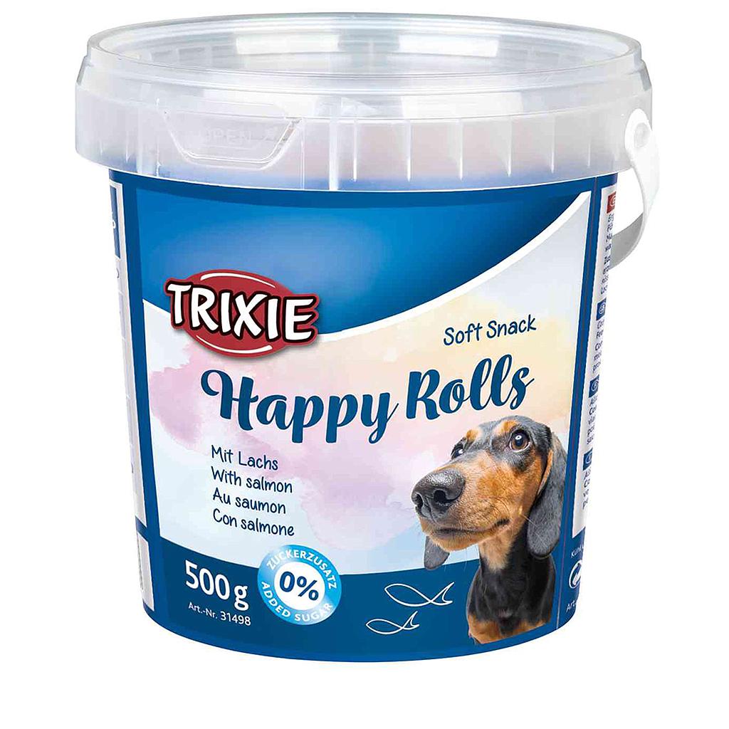 Bote Soft Snack Happy Rolls, 500 g, Salmón