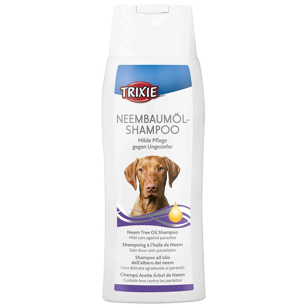 Trixie Champú aceite árbol de Neem, Repelente, 250 ml