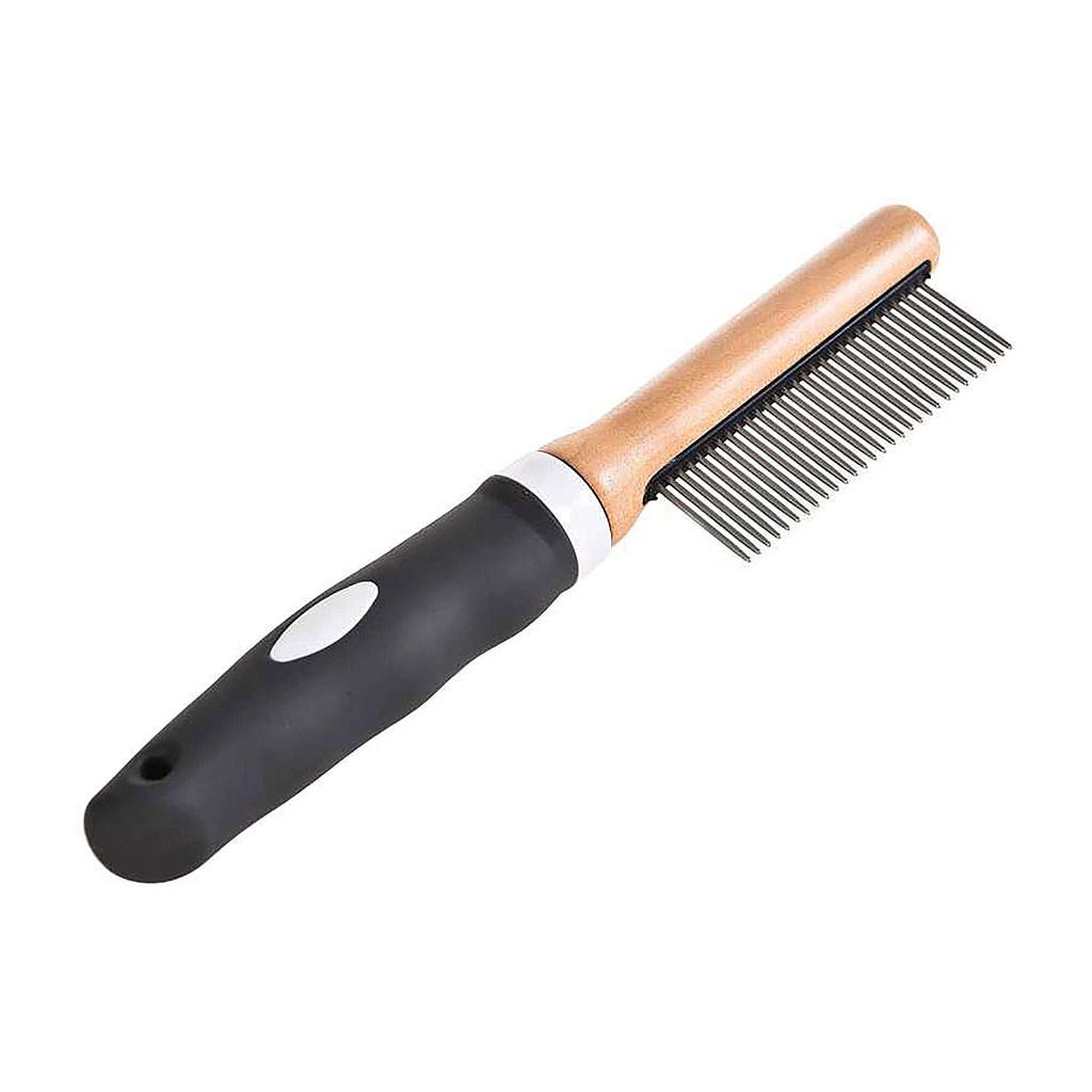 Peine fino de bambú XT-DOG (21 cm)